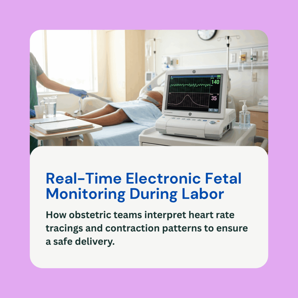 how doctors monitor babies during labor