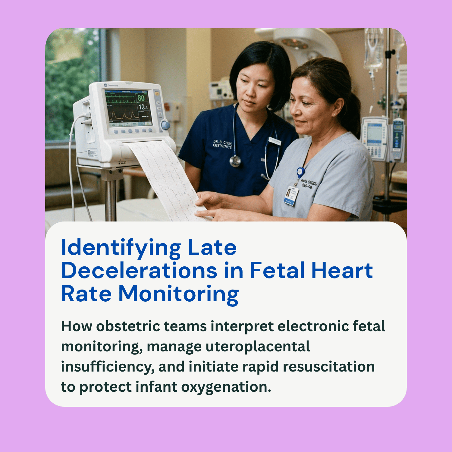 late decelerations