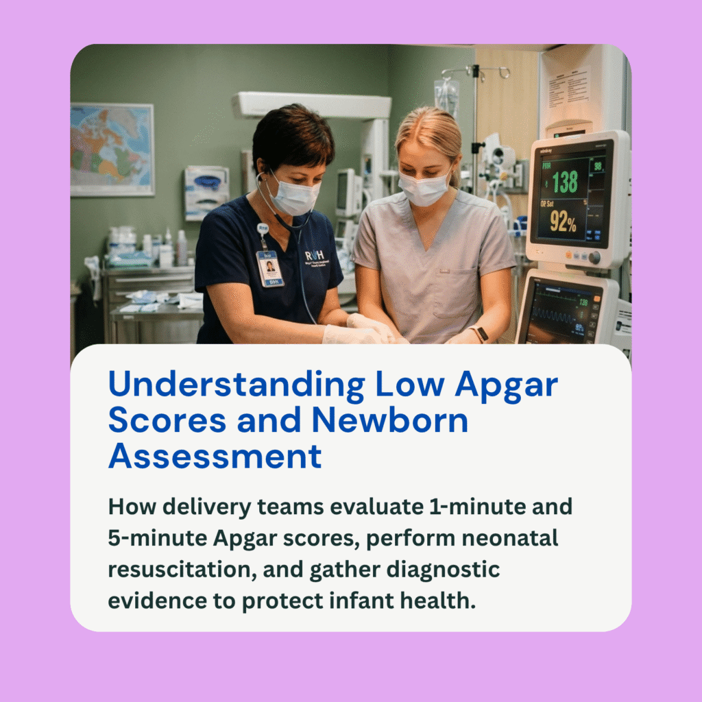 low Apgar score